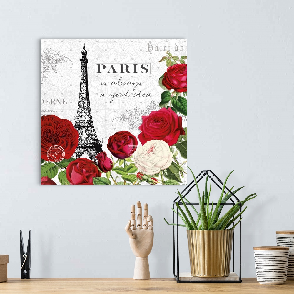 A bohemian room featuring Rouge Paris II
