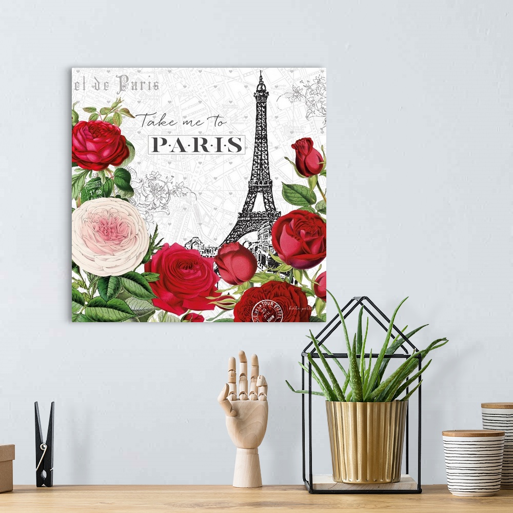 A bohemian room featuring Rouge Paris III