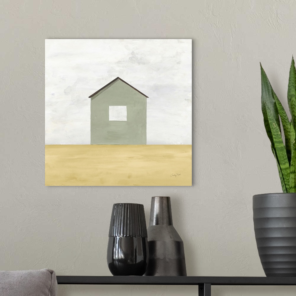 A modern room featuring Rural Simplicity II