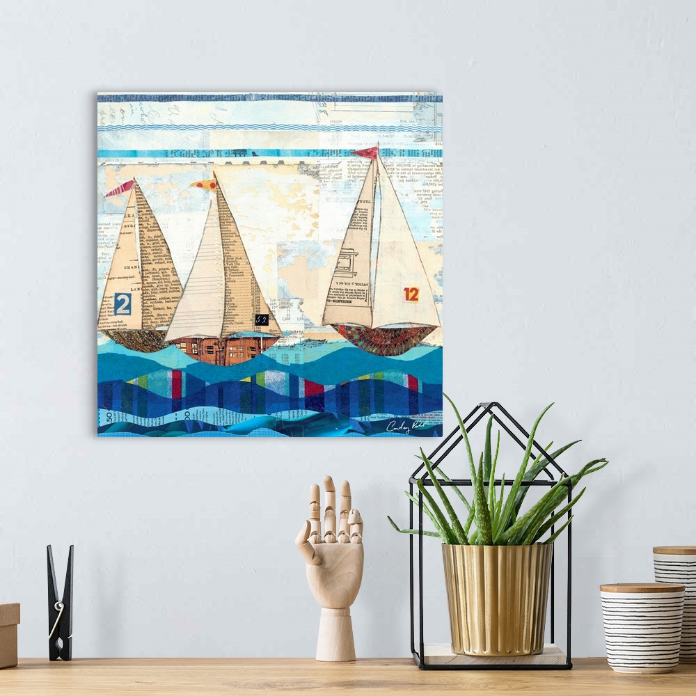 A bohemian room featuring Sailing