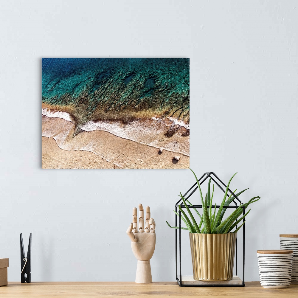 A bohemian room featuring Sand And Sea Crop
