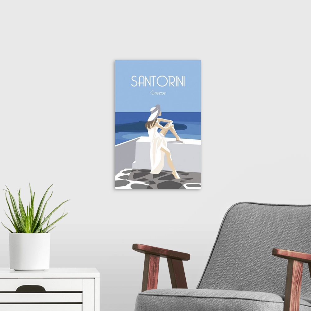 A modern room featuring Santori
