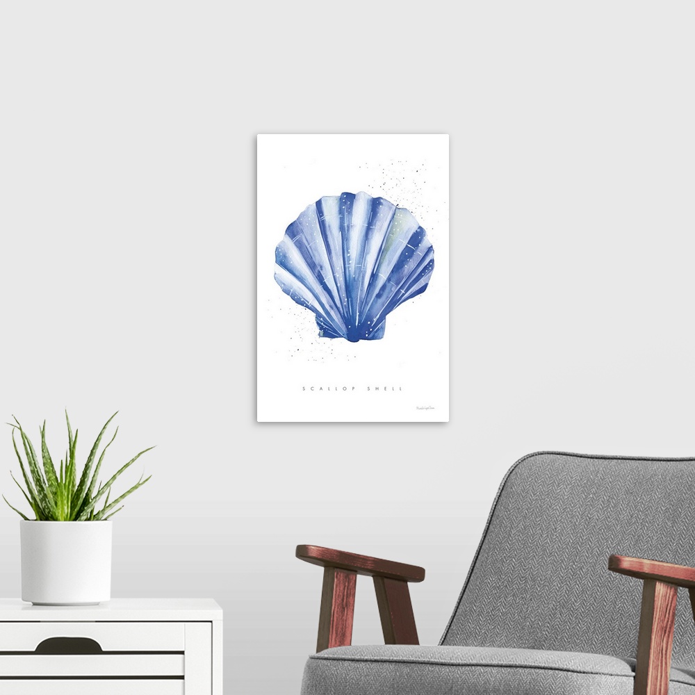 A modern room featuring Scallop Shell