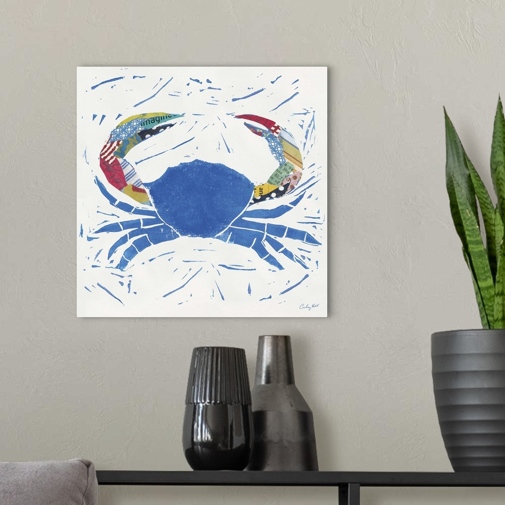 A modern room featuring Sea Creature - Crab