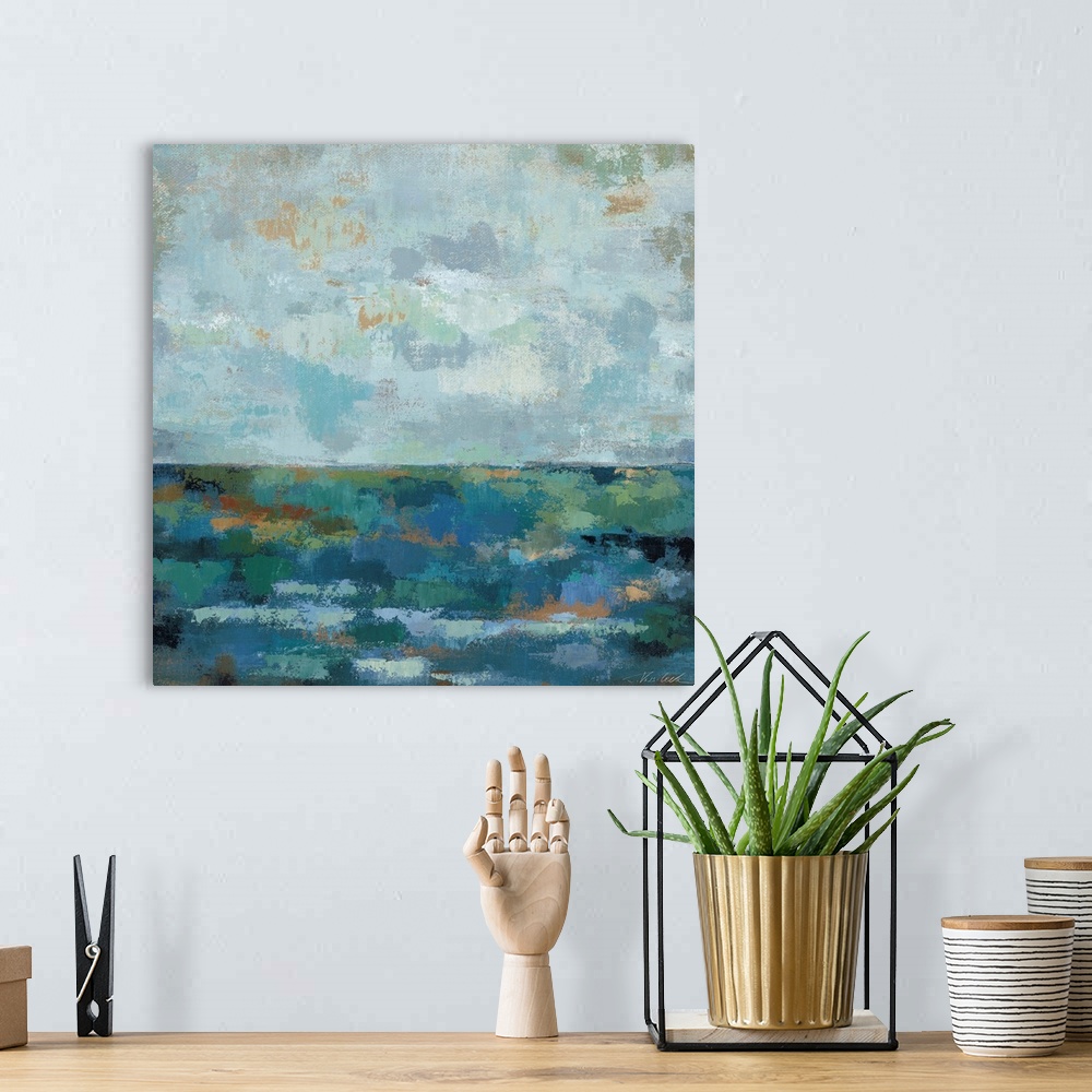 A bohemian room featuring Seascape Sketches II