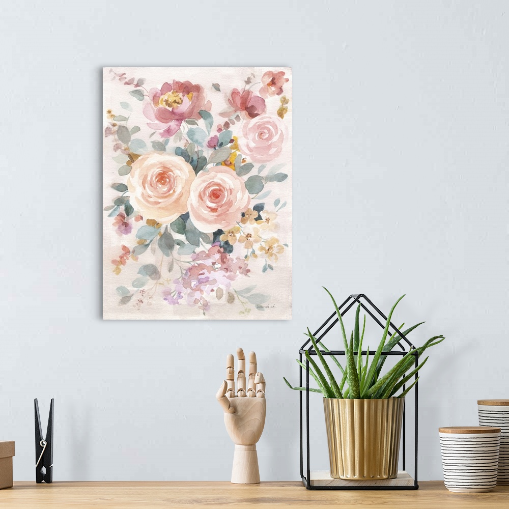 A bohemian room featuring September Blooming II