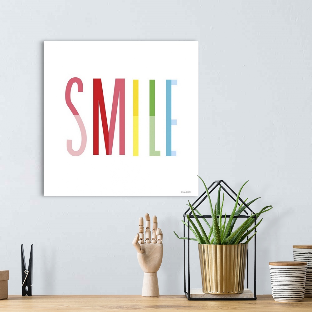 A bohemian room featuring Smile