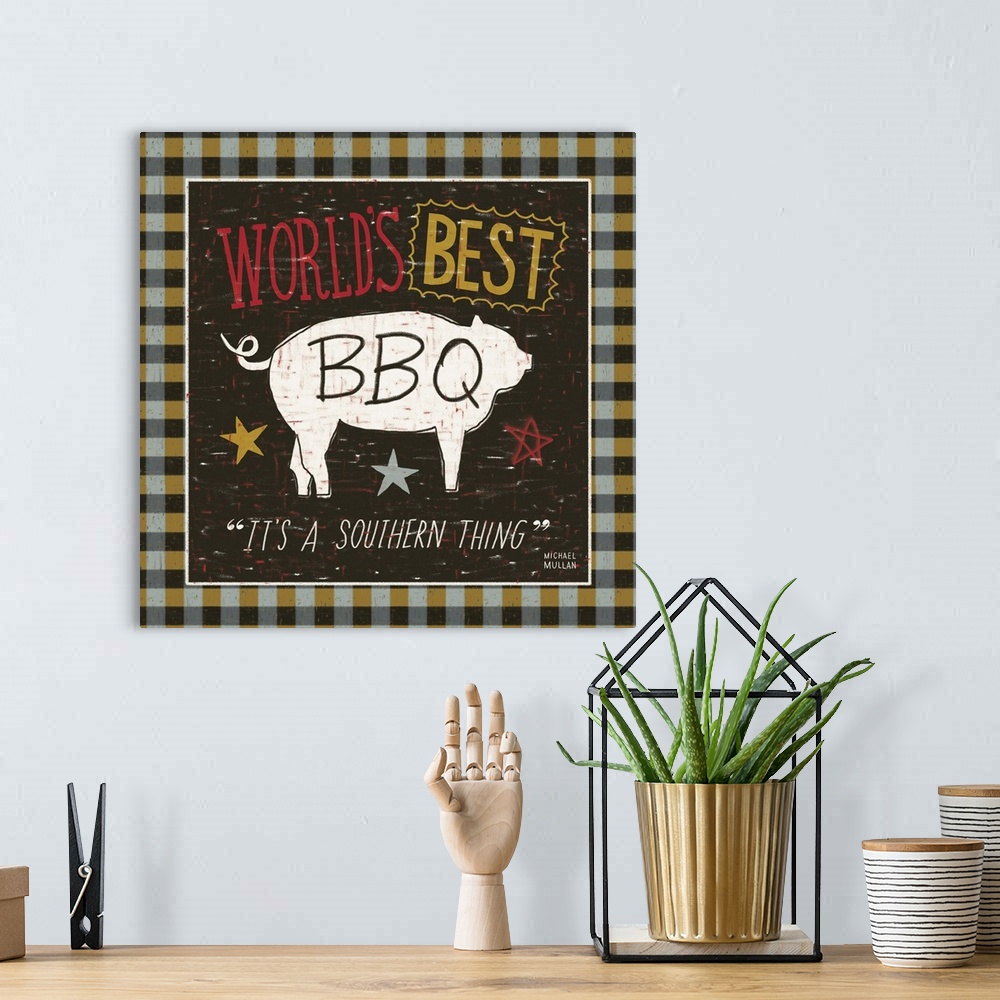 A bohemian room featuring Southern Pride - Best BBQ