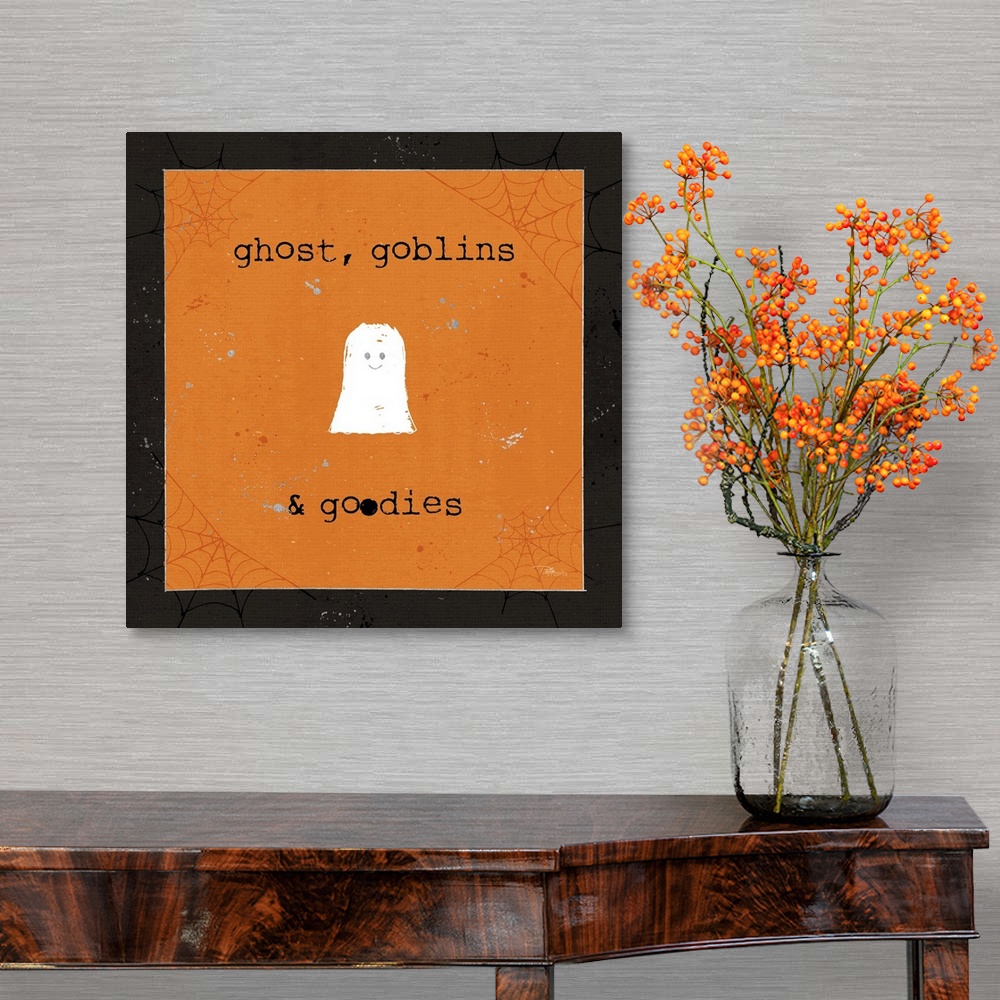 A traditional room featuring Spooky Cuties III Ghost