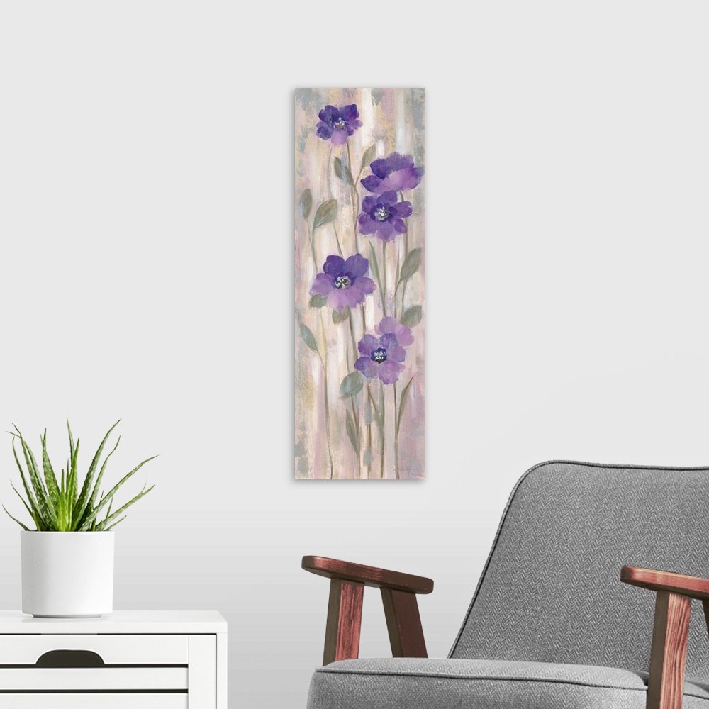 A modern room featuring Spring Florals II