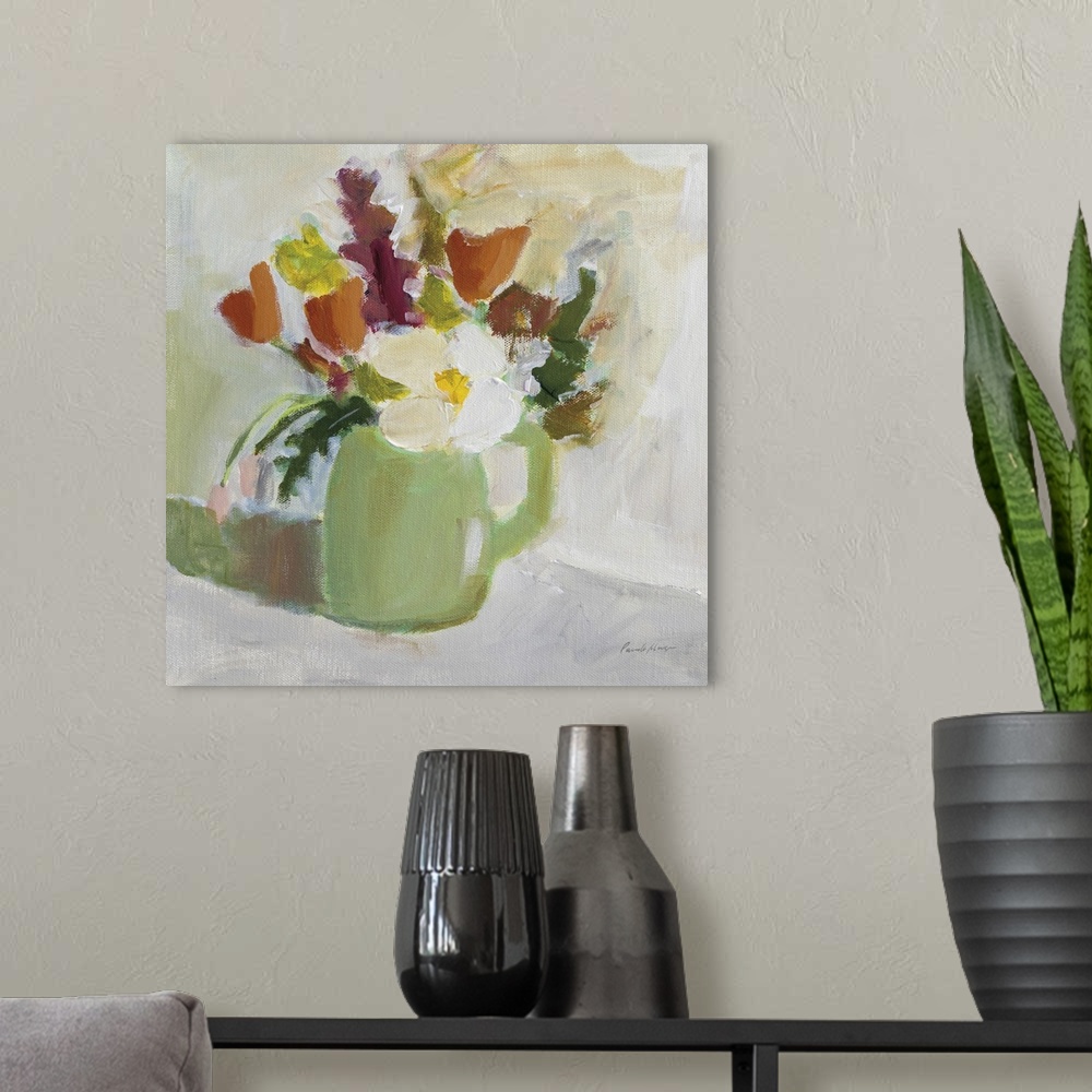 A modern room featuring Spring In A Green Pitcher