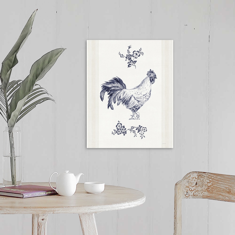 A farmhouse room featuring Summer Chickens I