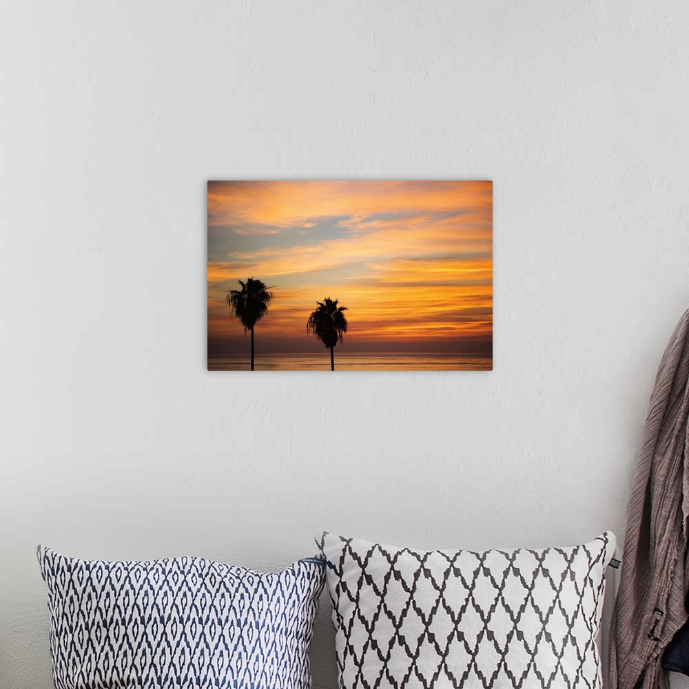 A bohemian room featuring Sunset Palms III