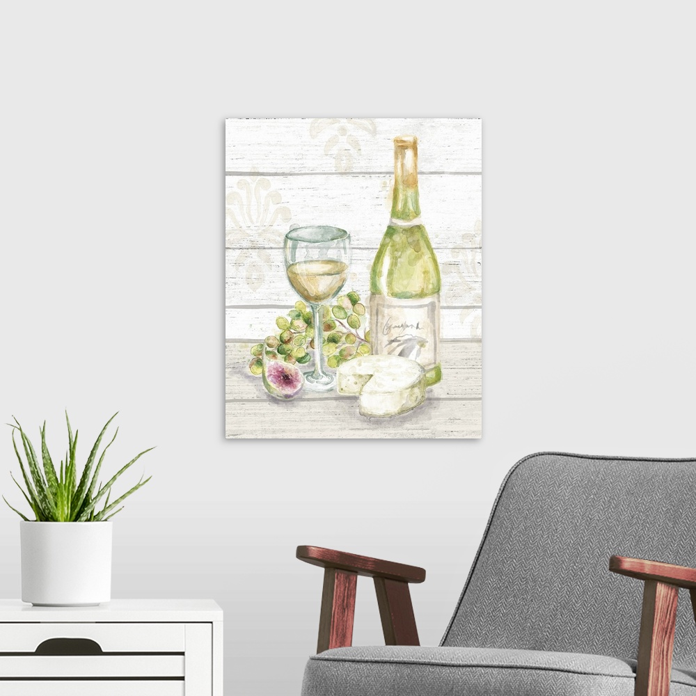 A modern room featuring Sweet Vines II