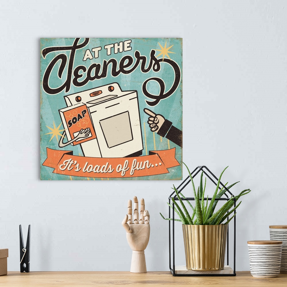 A bohemian room featuring The Cleaners II