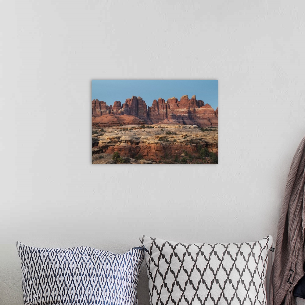 A bohemian room featuring The Needles, Canyonlands National Park Utah