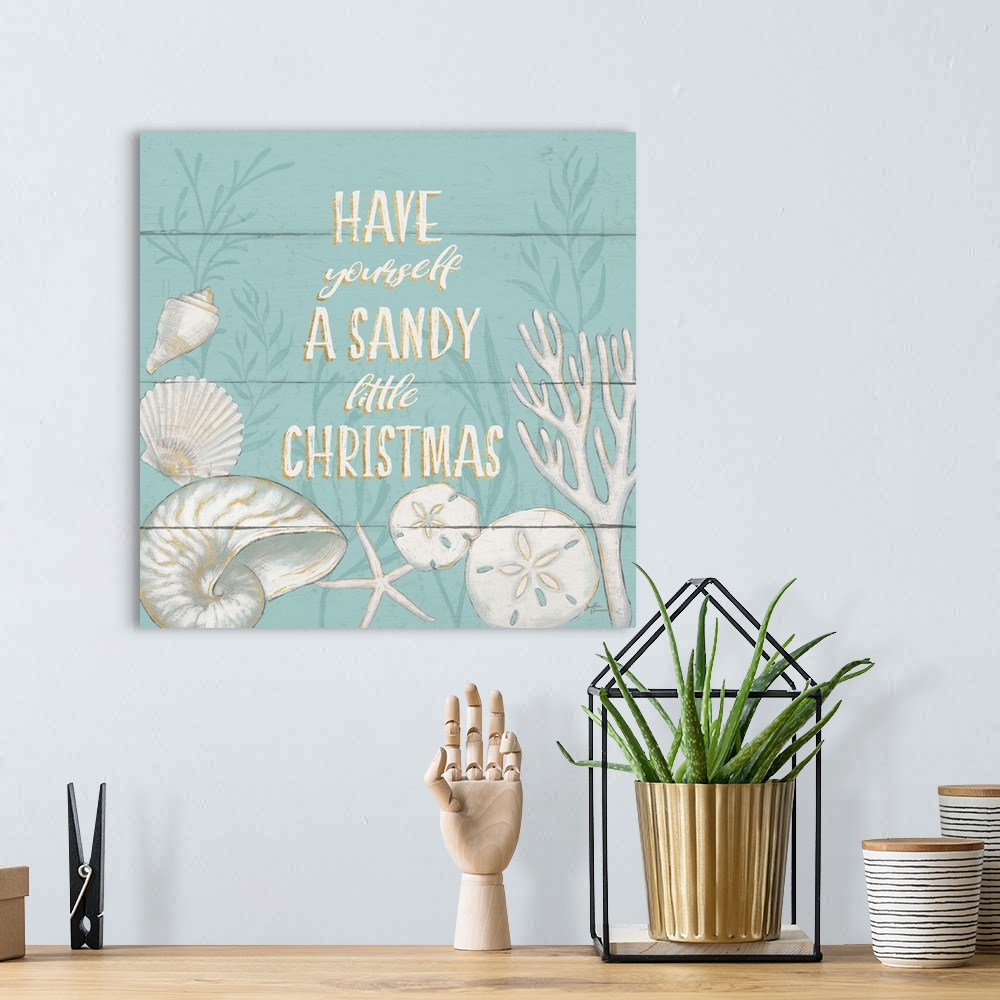 A bohemian room featuring Tranquil Morning III Christmas