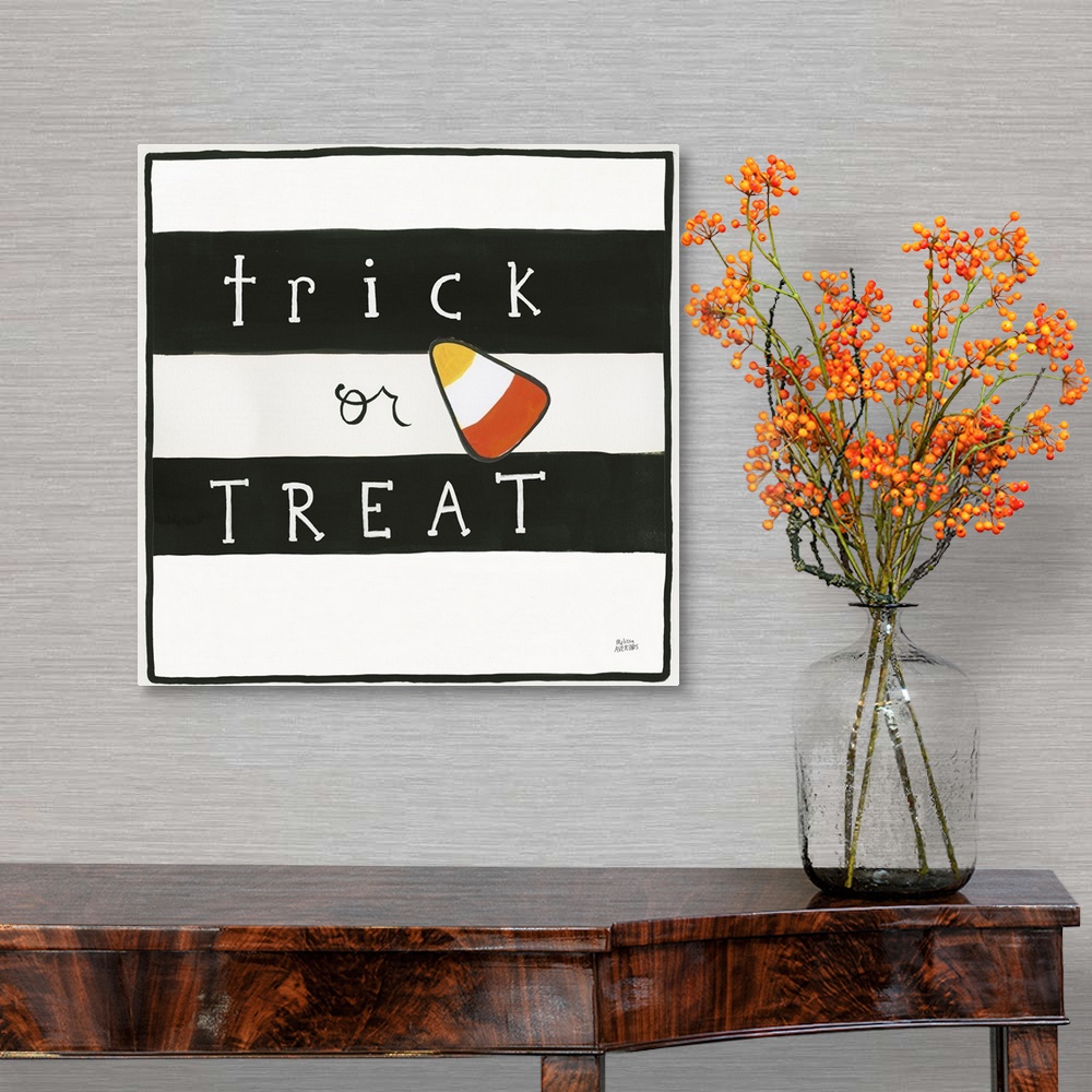 A traditional room featuring Trick or Treat