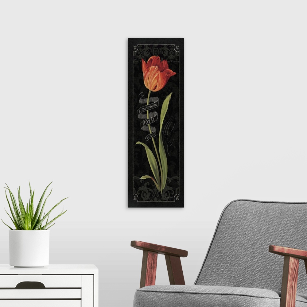 A modern room featuring Tulipa Botanica II