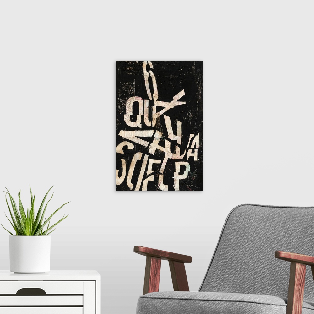 A modern room featuring Type Abstraction II