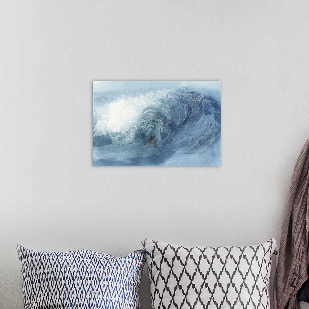 A bohemian room featuring Waves VI
