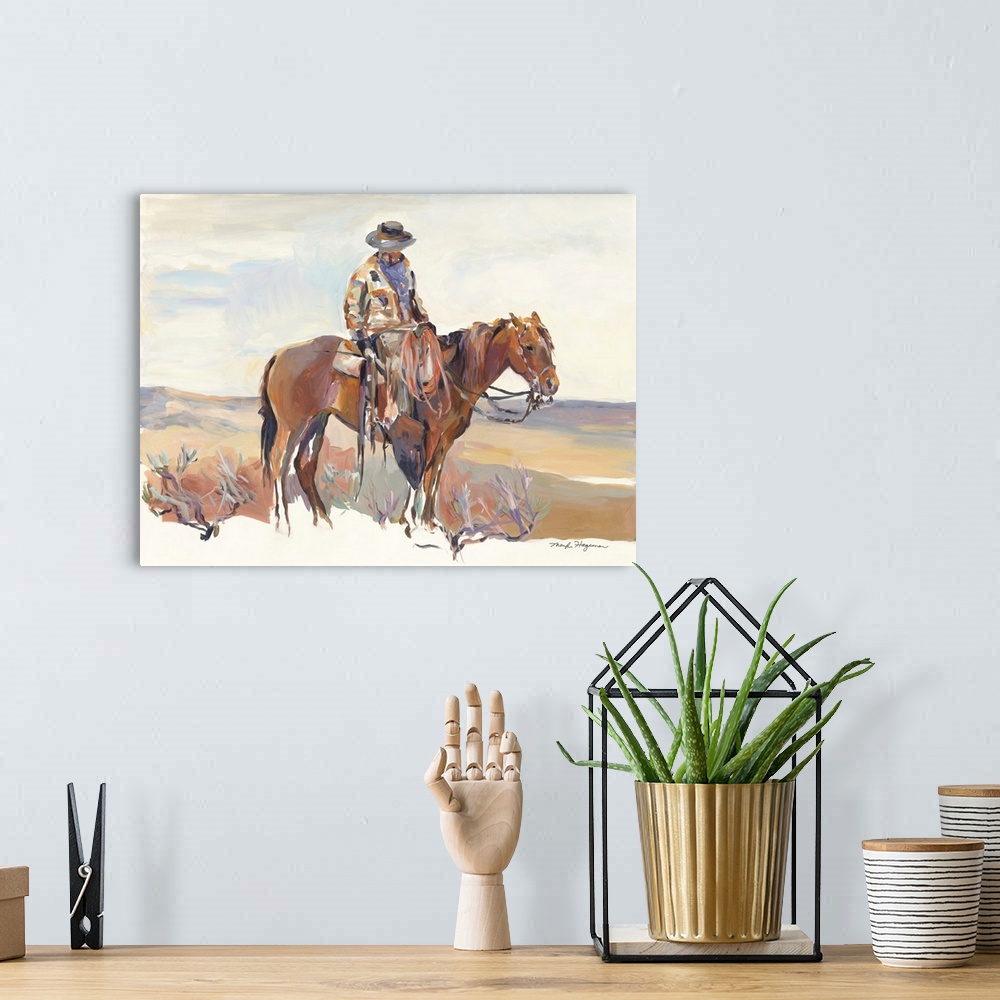 A bohemian room featuring Western Rider