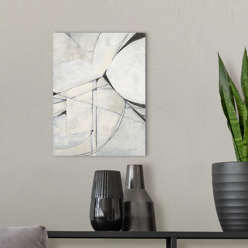 A modern room featuring Whisper Abstract
