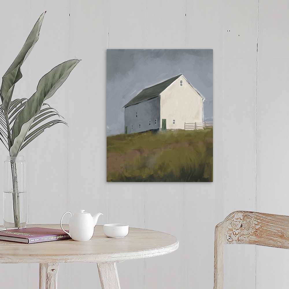 A farmhouse room featuring White Barn I