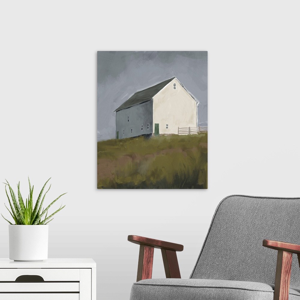 A modern room featuring White Barn I