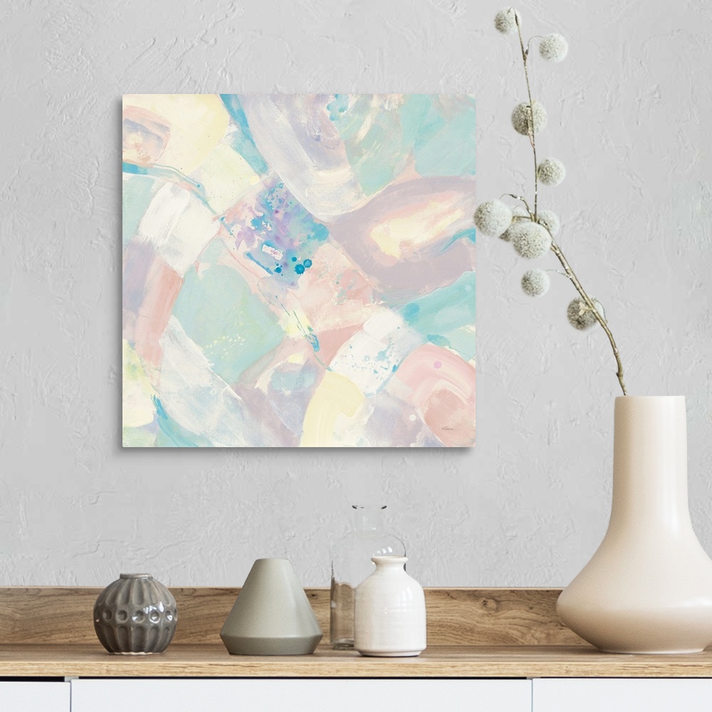 A farmhouse room featuring White Rock I Pastel