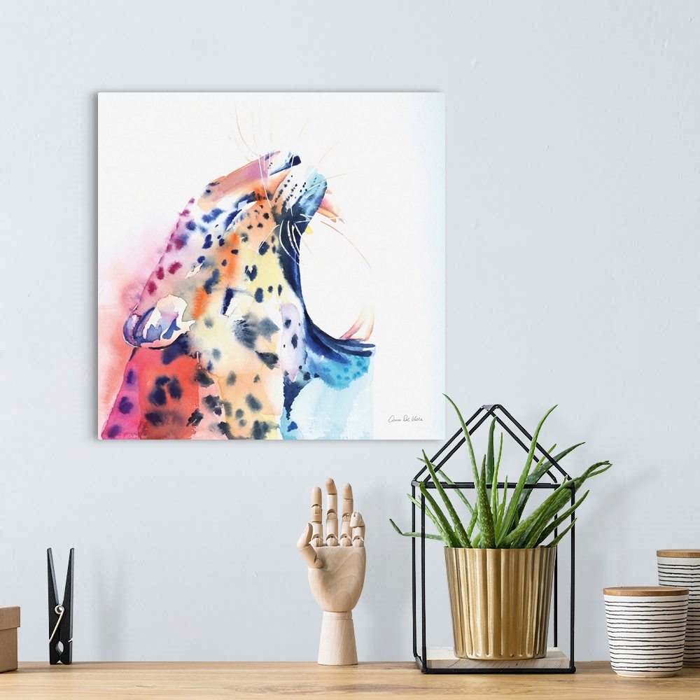 A bohemian room featuring Wild Leopard