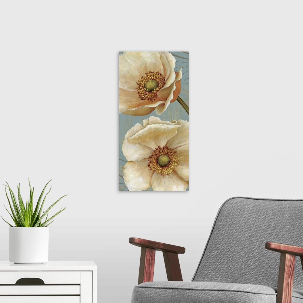 A modern room featuring Windflower I