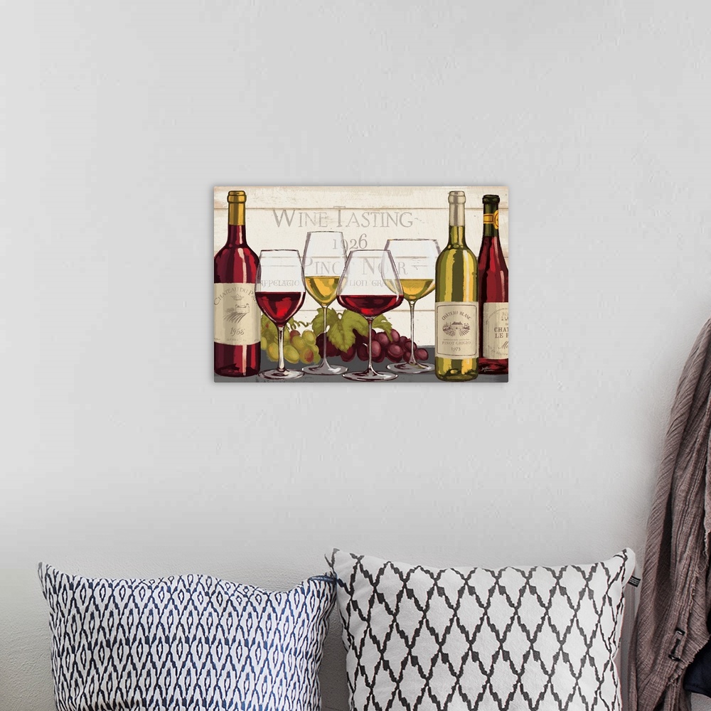A bohemian room featuring Wine Tasting I