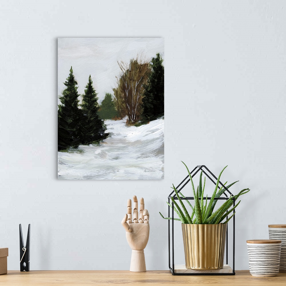 A bohemian room featuring Winter on Grand Mesa