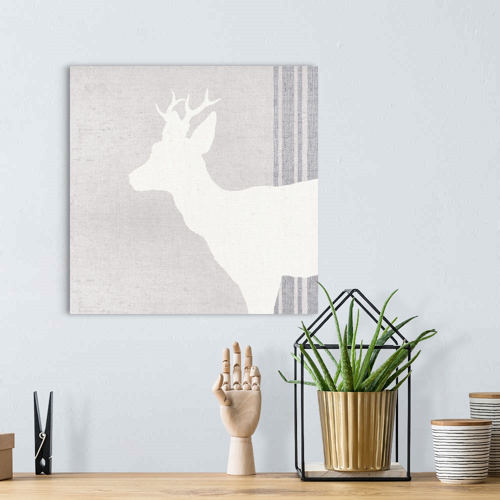 A bohemian room featuring Woodland Animal IV