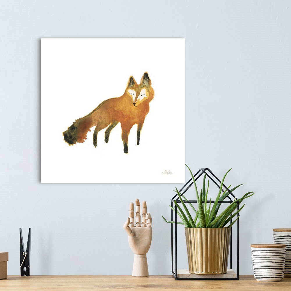 A bohemian room featuring Woodland Whimsy Fox