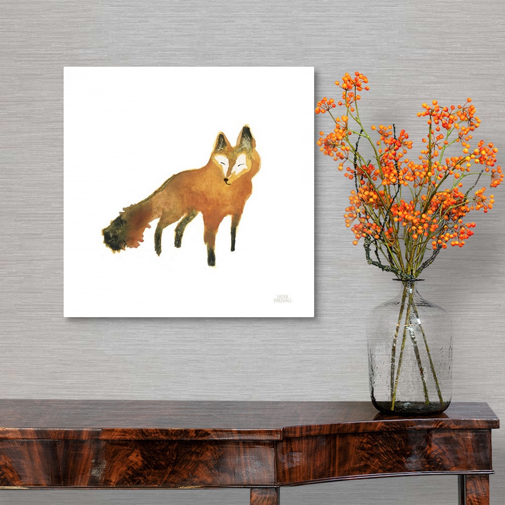 A traditional room featuring Woodland Whimsy Fox