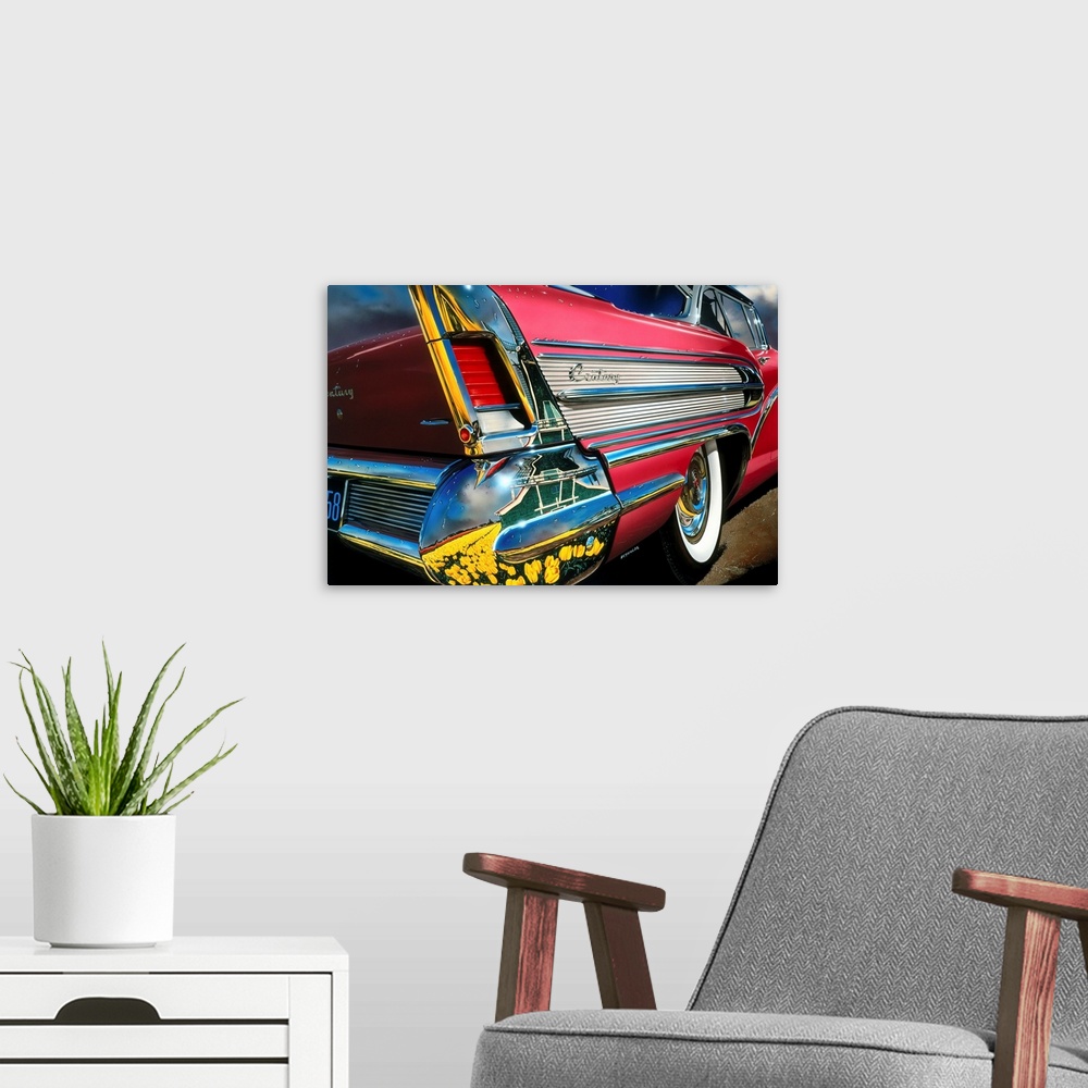 A modern room featuring '58 Buick Century - Holland
