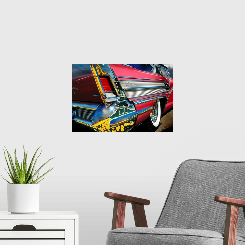 A modern room featuring '58 Buick Century - Holland