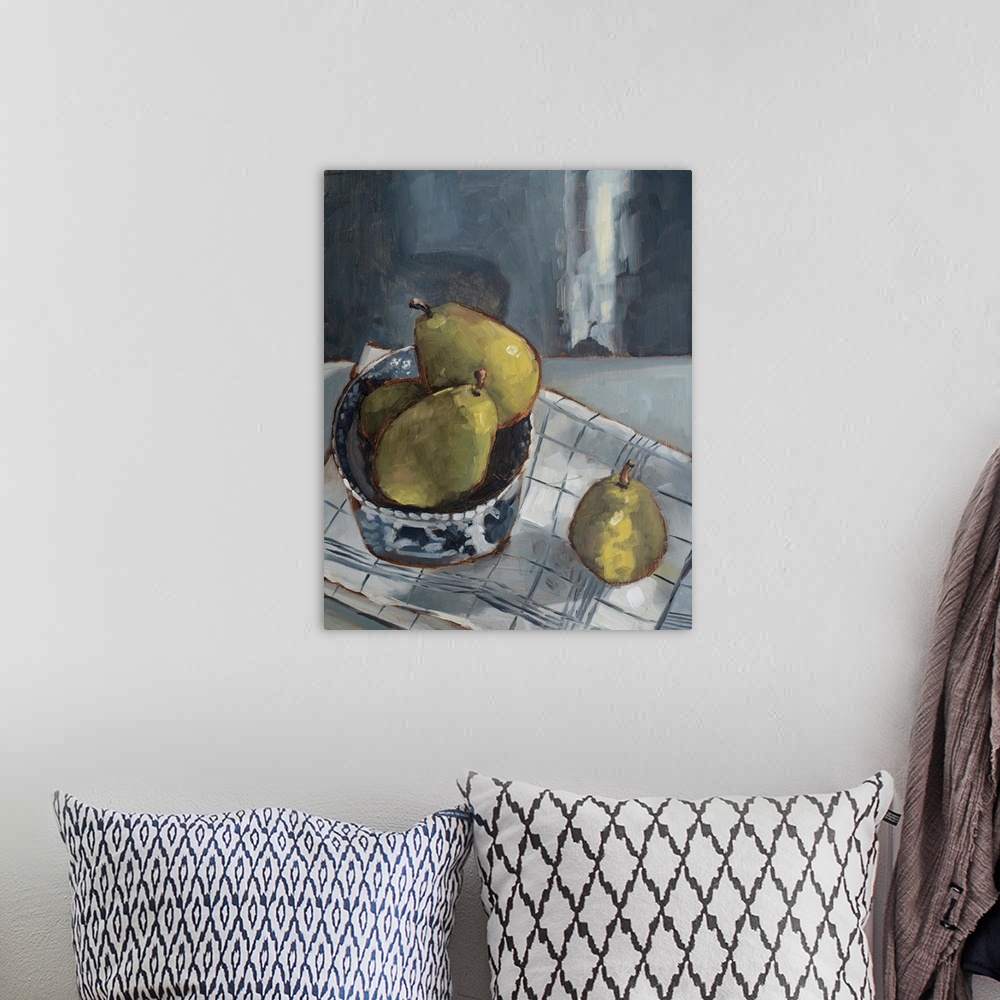 A bohemian room featuring A Dish Of Fruit I