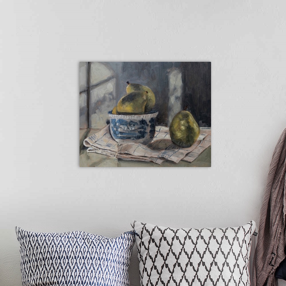 A bohemian room featuring A Dish Of Fruit II