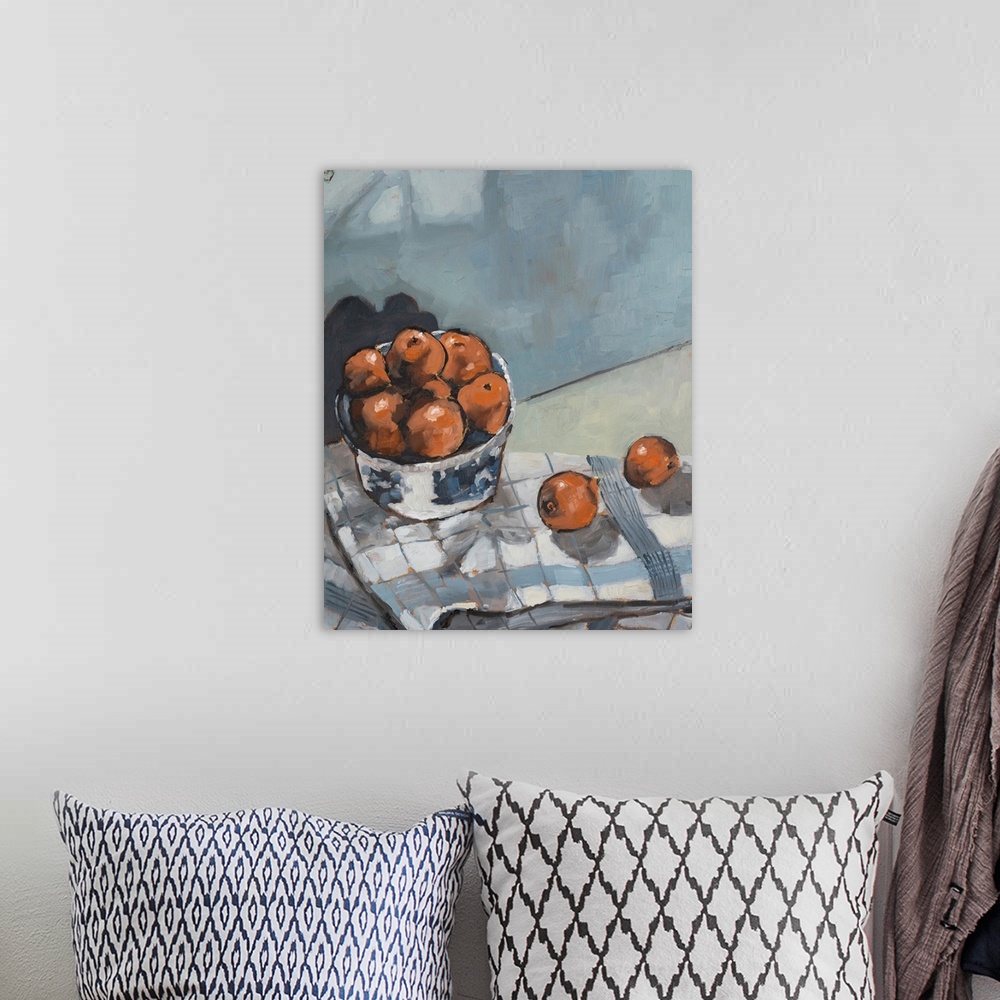 A bohemian room featuring A Dish Of Fruit III