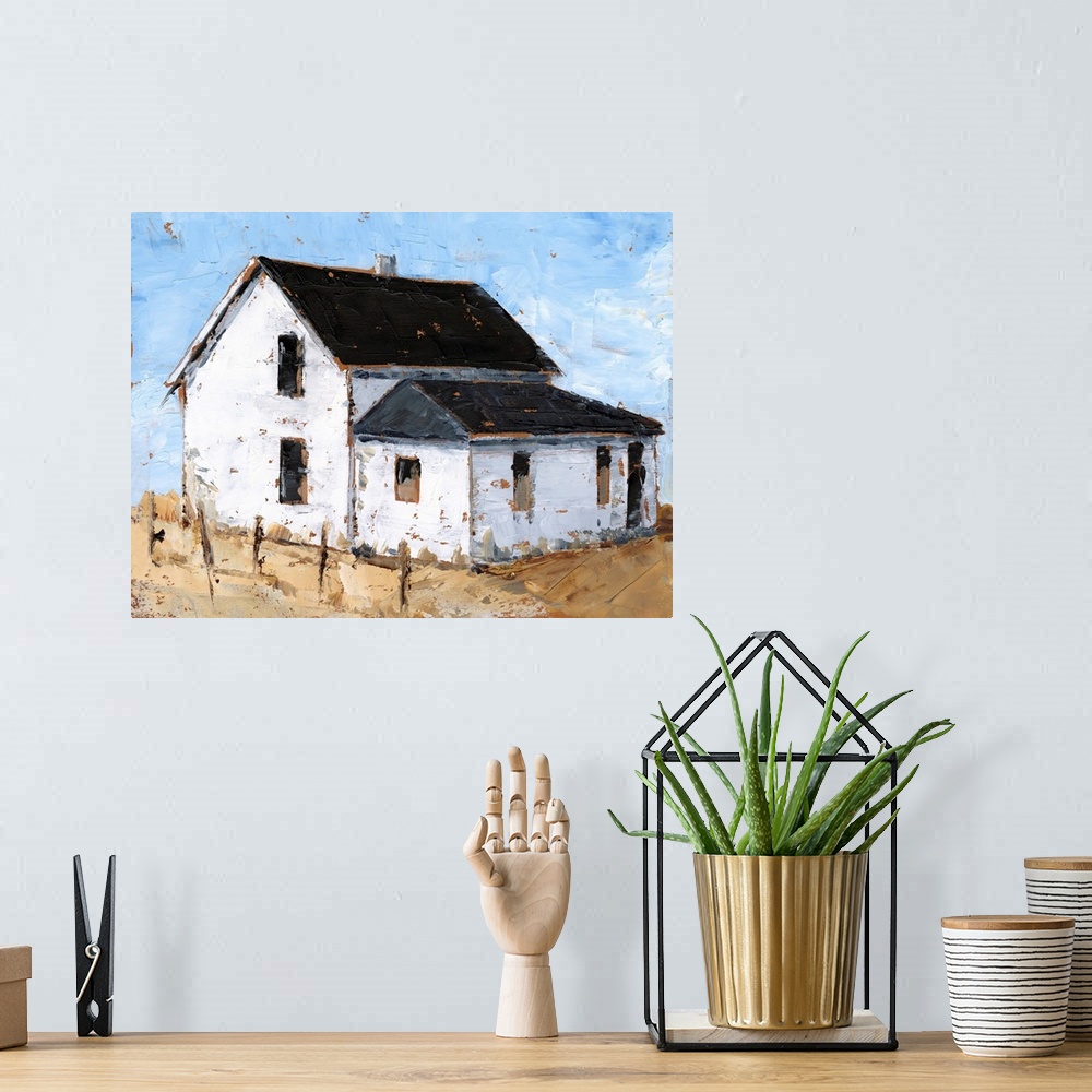A bohemian room featuring Abandoned Farmhouse II