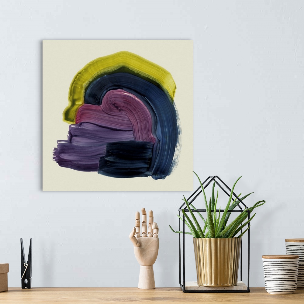 A bohemian room featuring Abstract Mollusk I