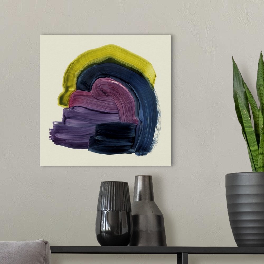 A modern room featuring Abstract Mollusk I