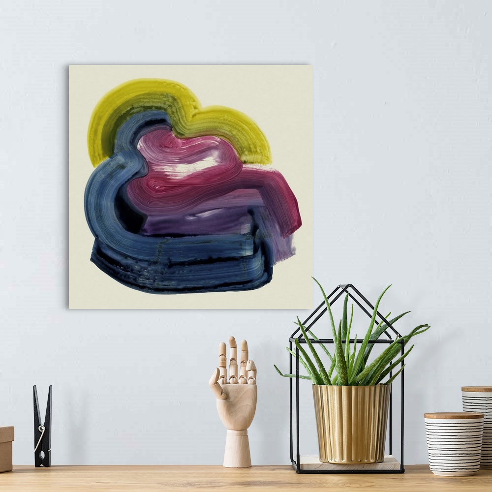 A bohemian room featuring Abstract Mollusk II