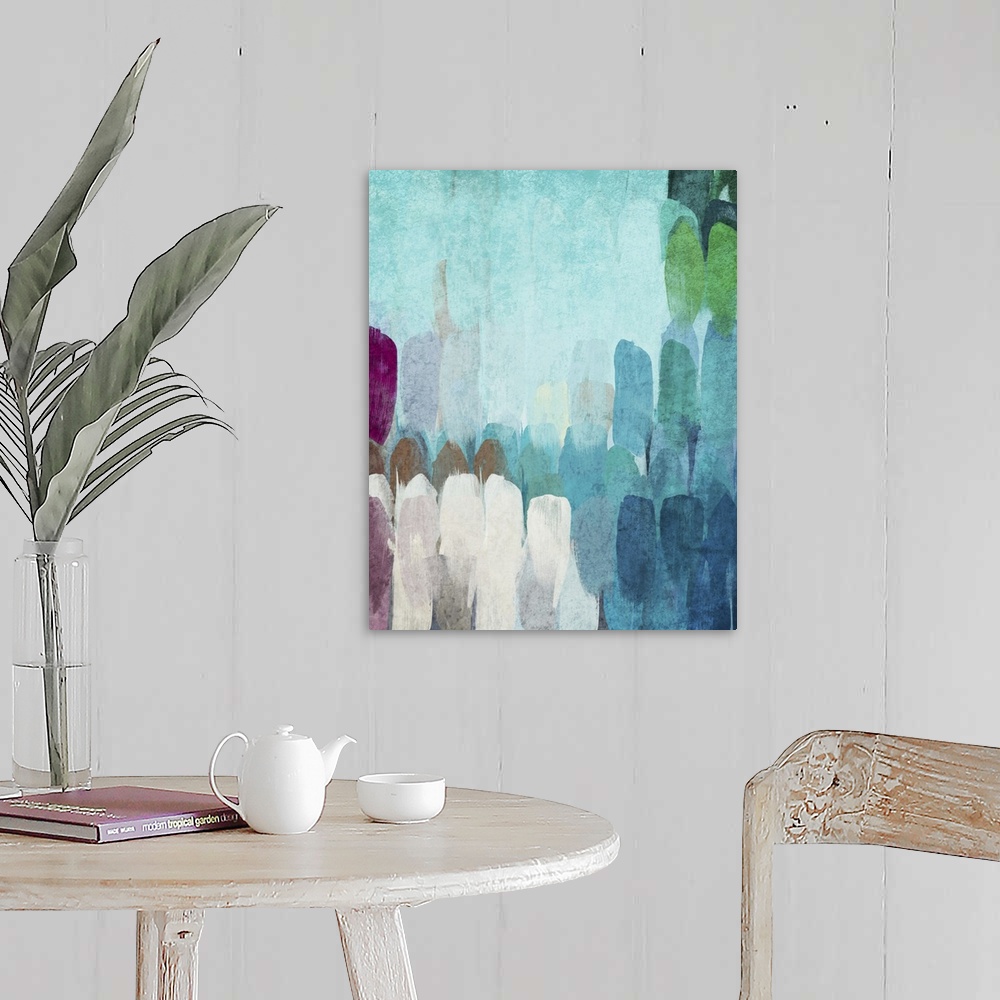 A farmhouse room featuring Abstract the Blues II