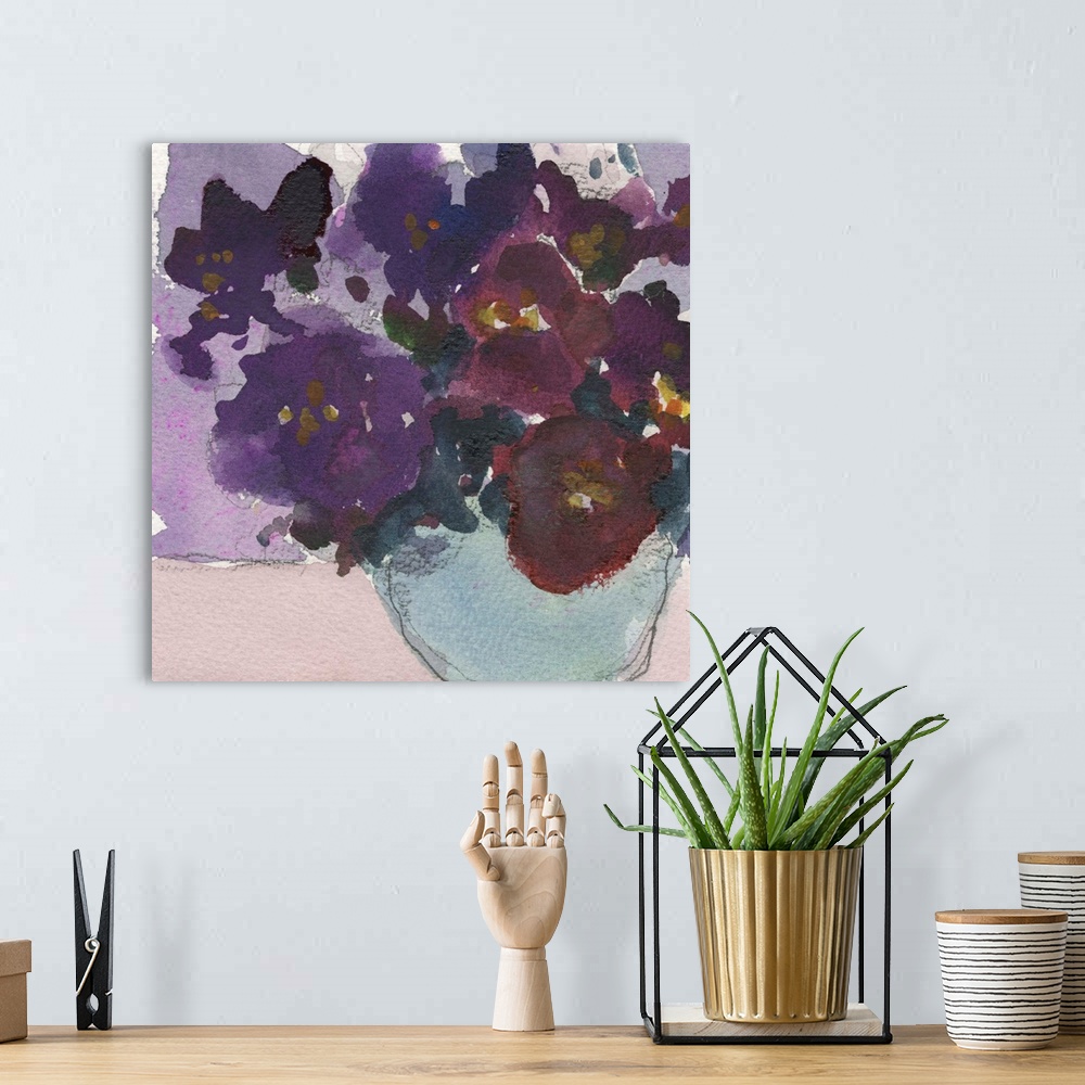 A bohemian room featuring African Violet I