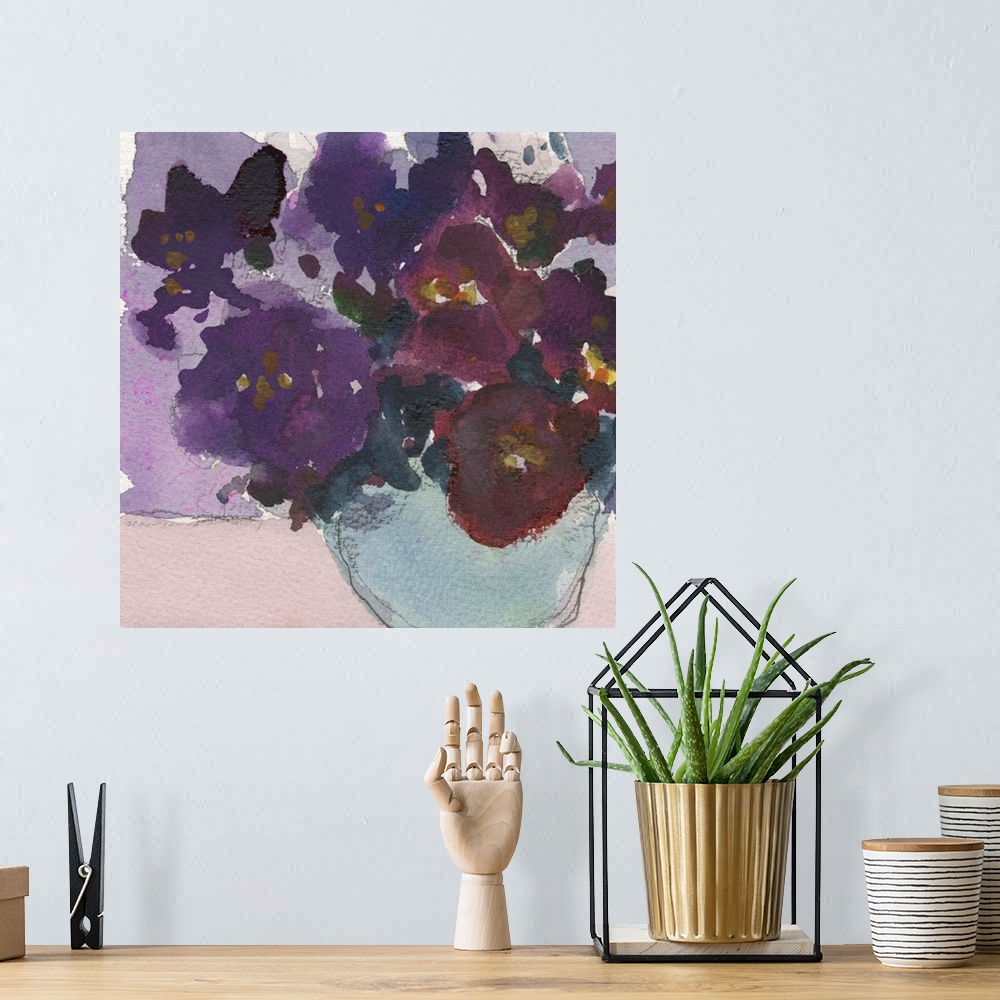 A bohemian room featuring African Violet I