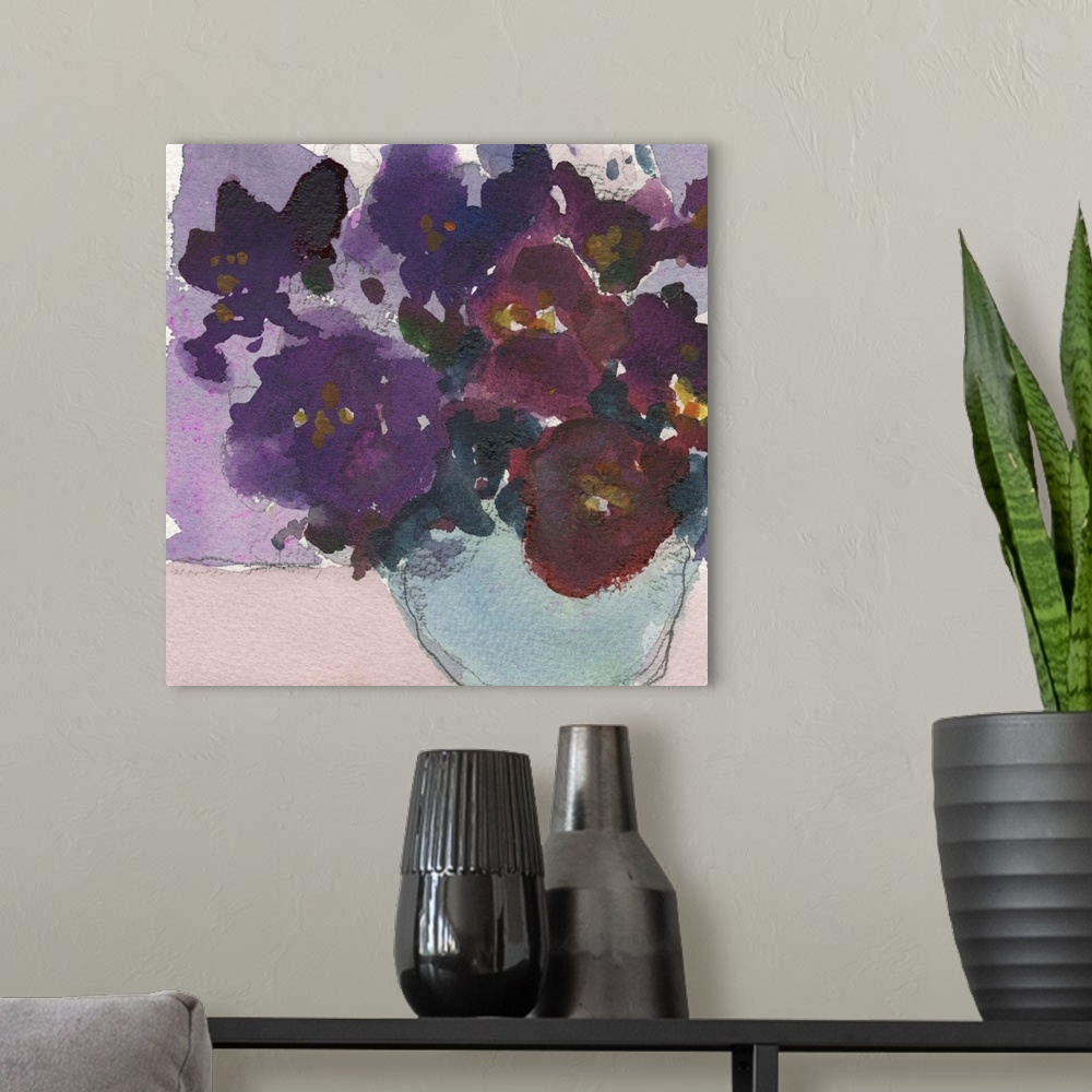 A modern room featuring African Violet I